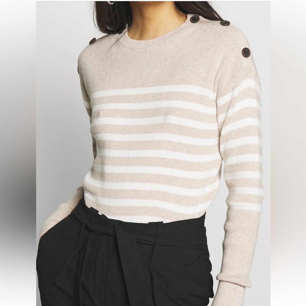 GAP Beige Cotton Fall Sweater